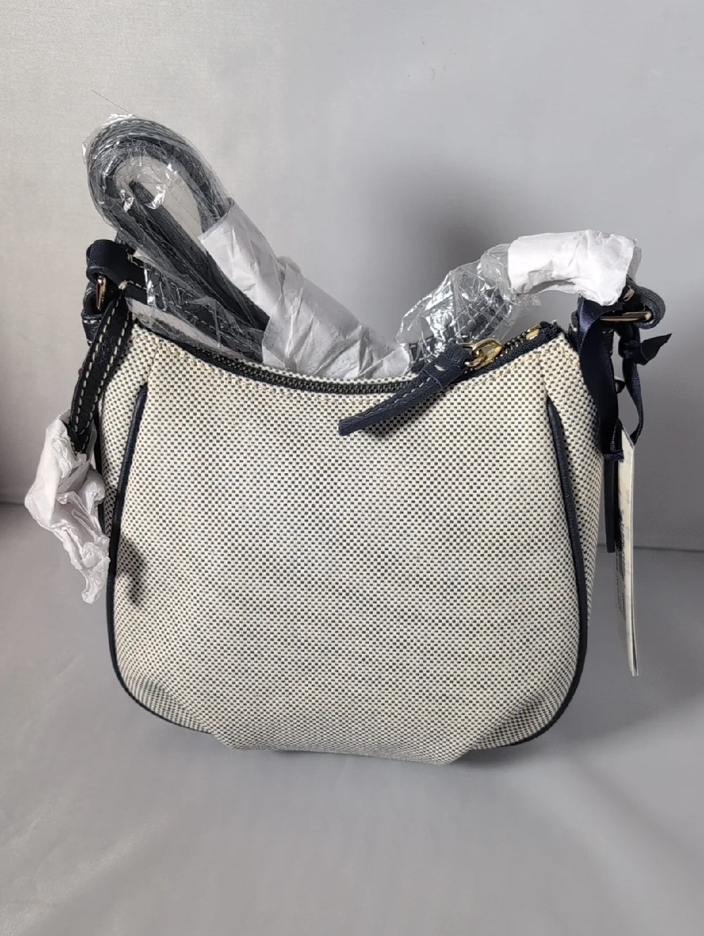 Dooney & Bourke Mini Margot Canvas Bag in Navy NWT